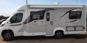 Elddis 155 side view